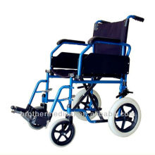 full length slope Wheelchair BME4621 12" solid wheel blue streak wheel chair